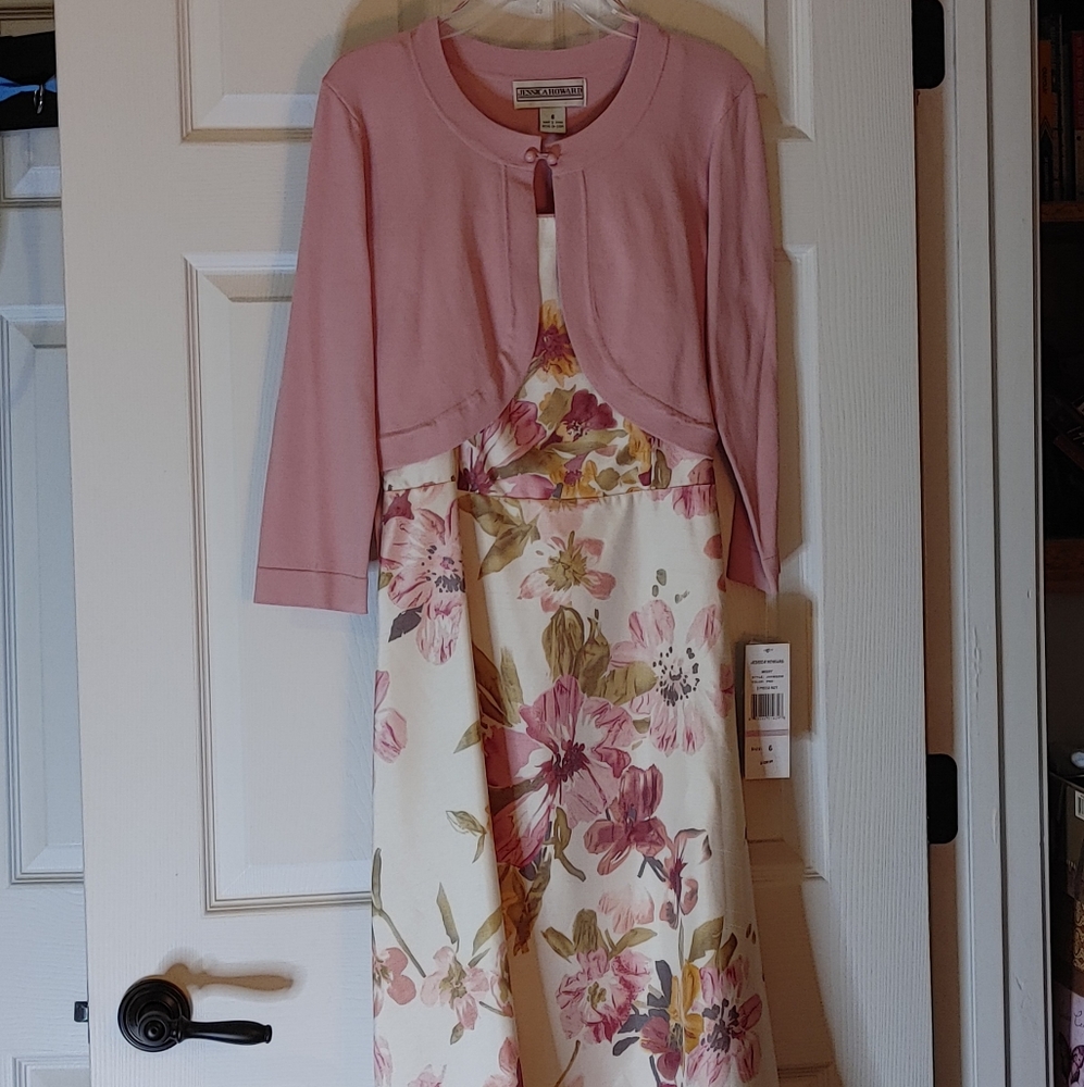 Jessica Howard 2-pc dress and sweater